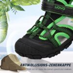 UOVO Boys Sandals Closed Toe Outdoor Sandals Trekking Hiking Sandals Athletic Summer Shoes Size 7 Toddler to 5 Big Kids - Image 3