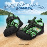 UOVO Boys Sandals Closed Toe Outdoor Sandals Trekking Hiking Sandals Athletic Summer Shoes Size 7 Toddler to 5 Big Kids - Image 5