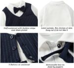 Fairy Baby Baby Boy Outfits Gentleman Formal Outfit Long Sleeve Clothes - Image 3