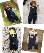 Fairy Baby Baby Boy Outfits Gentleman Formal Outfit Long Sleeve Clothes - Image 6