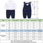 Fairy Baby Baby Boy Outfits Gentleman Formal Outfit Long Sleeve Clothes - Image 7