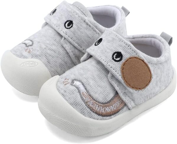 MASOCIO Unisex Baby Boys Girls First Walking Shoes Cartoon Toddler Infant Rubber Anti-Slip Prewalker Shoes - Image 2