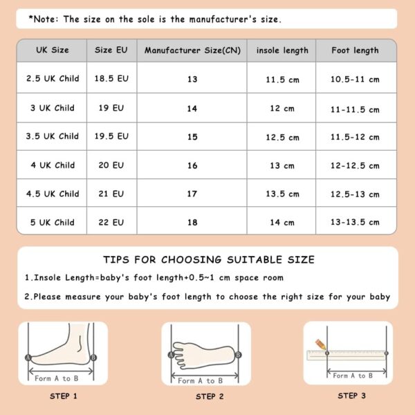 MASOCIO Unisex Baby Boys Girls First Walking Shoes Cartoon Toddler Infant Rubber Anti-Slip Prewalker Shoes - Image 3