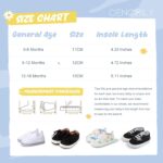 CENCIRILY Baby Boy Girl Sneaker Breathable Lightweight Anti-Slip Soft Sole First Walking Trainer Newborn Crib Shoes for 0-18 Month - Image 6