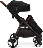 Ickle Bubba Venus Max Double Stroller - Black/Black/Tan - Image 3