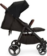 Ickle Bubba Venus Max Double Stroller - Black/Black/Tan - Image 4