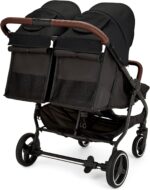 Ickle Bubba Venus Max Double Stroller - Black/Black/Tan - Image 6
