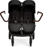 Ickle Bubba Venus Max Double Stroller - Black/Black/Tan - Image 7