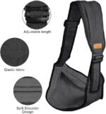 Lotvic Toddler Carrier, Side Baby Carrier, Children's Carrier Sided, Multifunctional Baby Carrier for Babies from 0 to 36, Toddlers up to 20 kg (Black) - Image 2