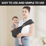 Lotvic Toddler Carrier, Side Baby Carrier, Children's Carrier Sided, Multifunctional Baby Carrier for Babies from 0 to 36, Toddlers up to 20 kg (Black) - Image 3