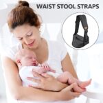 Lotvic Toddler Carrier, Side Baby Carrier, Children's Carrier Sided, Multifunctional Baby Carrier for Babies from 0 to 36, Toddlers up to 20 kg (Black) - Image 5