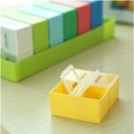 JUDAOY Pills Box Pill Organizer Pill Boxes 7 Day 4 Times A Day Medicine Tablet Dispenser Weekly Pill Box Tablet Organiser Medical Supplies Green,One Size - Image 4