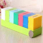 JUDAOY Pills Box Pill Organizer Pill Boxes 7 Day 4 Times A Day Medicine Tablet Dispenser Weekly Pill Box Tablet Organiser Medical Supplies Green,One Size - Image 7