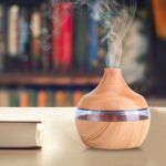 TYTOGE USB Humidifier, LED Touch Wood Grain Air Purifier, Household, Cooler Mist, Humidifier Bedroom and Office - Image 3