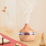 TYTOGE USB Humidifier, LED Touch Wood Grain Air Purifier, Household, Cooler Mist, Humidifier Bedroom and Office - Image 4