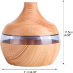 TYTOGE USB Humidifier, LED Touch Wood Grain Air Purifier, Household, Cooler Mist, Humidifier Bedroom and Office - Image 7