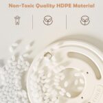 5-in-1 Kids Slide Set with Swing, Bus Playhouse, Climber, Basketball Hoop, and Adjustable Slide, for Indoor/Outdoor Play, HDPE Material, EN71 Certified, Easy Assembly, 3-8 Years (Green) - Image 8