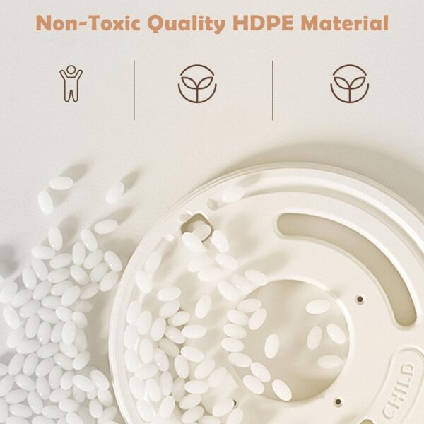 5-in-1 Kids Slide Set with Swing, Bus Playhouse, Climber, Basketball Hoop, and Adjustable Slide, for Indoor/Outdoor Play, HDPE Material, EN71 Certified, Easy Assembly, 3-8 Years (Green) - Image 8