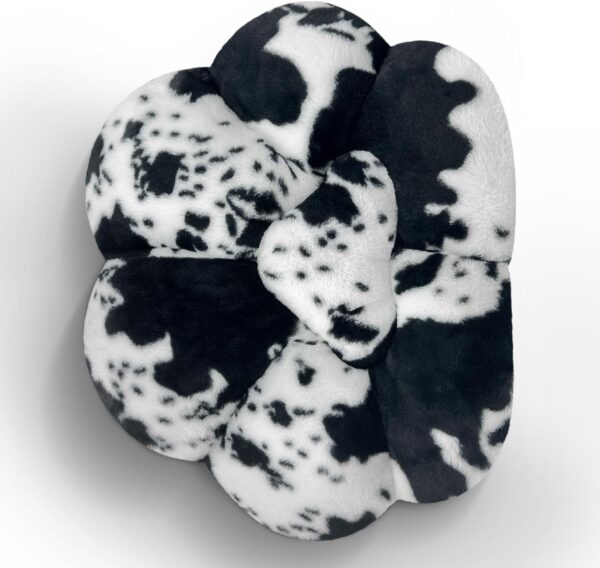 MOONBEEKI Cat Paw Cushion Chair Comfy Kawaii Chair Plush Seat Cushions Shape Lazy Pillow for Gamer Chair 28"x 24" Cozy Floor Cute Seat Kawaii for Girl Gift, Dining Room Bedroom Decorate (Milk Cow) - Image 4