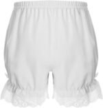 CHICTRY Kids Girls Dance Shorts Ruffle Bowknot Bloomers with Lace Trim Pettipant Safety Shorts Undershorts Bottoms Underwear - Image 2