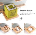 NOR28 Shelf Compatible for up to 33 Toniebox Figures - in Cloud Motif 40 x 55 x 19 cm for Boys and Girls | Children's Room, Magnetic, Can be Fixed as desired - Image 7