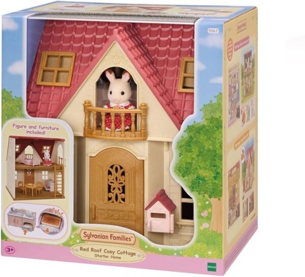 Sylvanian Families 5567 Red Roof Cosy Cottage, Doll-house - Image 3