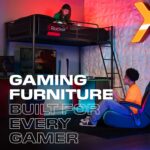 X Rocker SE 2.1 Floor Rocker - Bluetooth Gaming Chair with Immersive Audio with Speakers & Subwoofer - Ergonomic Design - Comfortable Floor Rocker Chair for Gaming & More - Black - Image 6