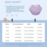 Loodgao Toddler Baby Girls Striped Bloomers High Waist Ruffle Bow Tie Diaper Cover Loose Harem Shorts - Image 5