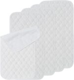 Bamboo Fiber Waterproof Changing Pad Portable Mat, Crib Mattress Protector, Washable Reusable Changing Table Cover Liners for Baby Changing Diaper, 68cm x 35.5cm - Image 2