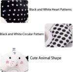 ECCHY Baby Stroller Hanging Toy, Pram Toys Hanging Plush Toys Travel Car Seat Toys with Teether and Wind Chimes, Black and White Toys for Babies Newborn 0-12 Months - Image 4