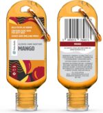 MangoPalm Safe Mango 3 Pack 60ml Anti Bacterial Premium Hand Sanitiser Travel Size Refillable Clip Bottle Quick Drying Non Sticky Extra Moisturising Kills 99.9% of Viruses and Bacteria - Image 8