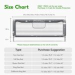 FAMILL Toddler Bed Rail with 2 Minutes Assembly, Foldable Bed Guard Rail for Toddlers, Bed Rail for Toddlers with Large U-Shape Base, Bed Rails for Queen Bed (Star, 60", 1 Side) - Image 4