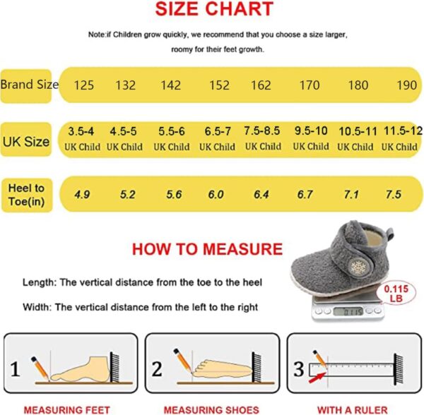 JOINFREE Girls Boys Furry House Shoes Indoor Home Booties for Little Kids Cozy Slippers - Image 2