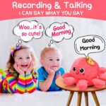 Lypsochaat Baby Toys 0 3 6 Months, Girl Pink Plush Musical Octopus Toy with Light & Music, Baby Crawling Walking Toys 0-6 6-12 Months, Baby Sensory Toy 1 2 3 Years Old - Image 2