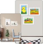 Pack of 2 Art Photo Frames for Children, A4 Hinged Wooden Picture Frame, Fillable Photo Frame for Opening, Front Opening for Artwork, Ideal for Children's Drawings, Art Projects, School, Home or - Image 6