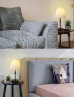 HSLighting Bedside Lamps, 31.5cm Touch Control Night Light with Metal Base 3-Way Brightness Changing Dimmable LED Light Bulbs Desk Lamp Minimalist Table Lamp for Bedroom Living Room Children's Room - Image 7