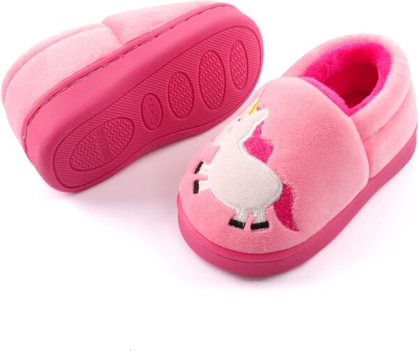 LACOFIA Boys Girls Winter Slippers Children Novelty Slipper Warm Plush Indoor Shoes for Toddlers/Kids - Image 6