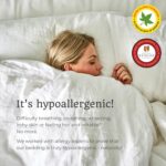 WOOLROOM Deluxe Washable Kids Cot Pillow - Lovingly Handcrafted Skin-Friendly Baby and Travel Pillow - 100% British Wool For Natural Better Sleep - Hypoallergenic Thermoregulating Comfort - Champagne - Image 5