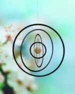 Flensted Mobiles Science Fiction Nature Mobile, Steel, Brown/Black, 24 x 24 cm - Image 2