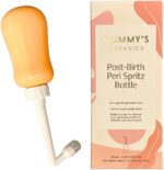 Post Birth Perineal Wash Bottle, Upside Down Squeeze Bottle, Hospital Bag, Maternity Essentials, Spritz Bottle, Douche, Postpartum peri Spritz Bottle, perineal Bottle (Colour Apricot: 360 MLS)