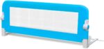 vidaXL Toddler Safety Bed Rail - Child Bed Guard 102 x 42 cm - Blue - Polyester Fabric and Metal Tubing - Easy Installation - Suitable for Kids Aged 18 Months to 5 Years