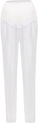 Maternity Trousers For Women Summer Pregnancy Work Trousers For Women UK Elegant High Waist with Pockets Pregnancy Clothes For Women Comfortable Trousers for Pregnant Ladies Women's Maternity Pants - Image 3