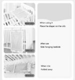 Baby Changing Table,Baby Changing Pad Cover Foldable | Change Table Covers for Boys & Girls | Yellow - Image 5