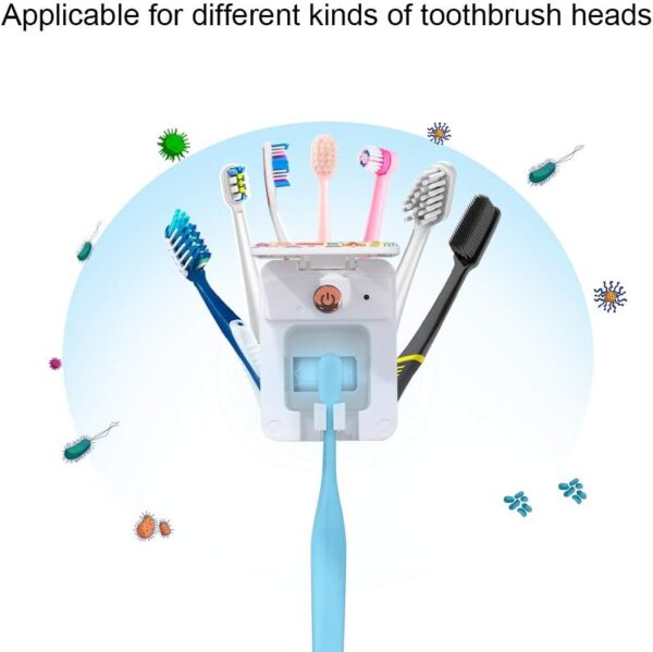 Wagner & Stern. Deep Toothbrush Sanitizer/UV-C Sterilizer. for Home and Travel, USB Li-Ion Rechargeable Battery. 3D Design. Compatible with All Brush Heads. Automatic (Travel) - Image 4