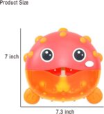 Baby Bath Toy,Toddler Bath Toys Bubble Automatic Maker with Music,Pufferfish Shower Water Bath Tub Toy for 1 2 3 Year Old Kids Boys Girls - Image 7