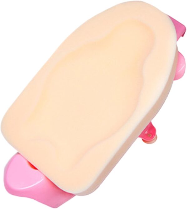 Baby Bath Cushion | Tub Mat Bath Support Sponges,Baby Shower Pad, Bath Sponge Seat, Baby Sink Bath Cushion for Different Bathtubs - Image 9