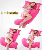 Full Body Pillow Large U Shaped Upgrade and Maternity Support Pregnancy Pillow and Nursing Pillow with Replaceable and Washable Flannel Cover - Image 2