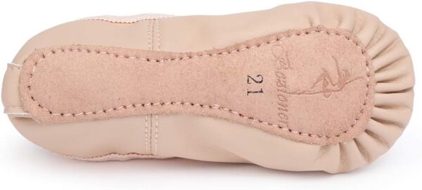 Bezioner Ballet Shoes Leather Ballet Flats Full Sole Dance Slippers for Girls Toddlers Women - Image 6