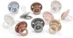 Elodie Details Soother 2-Pack, Natural Rubber/Latex, BPA-Free Pacifier for Babies 3+ Months - Soft Terracotta - Image 4