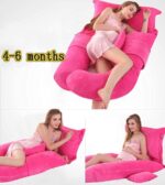 Full Body Pillow Large U Shaped Upgrade and Maternity Support Pregnancy Pillow and Nursing Pillow with Replaceable and Washable Flannel Cover - Image 3